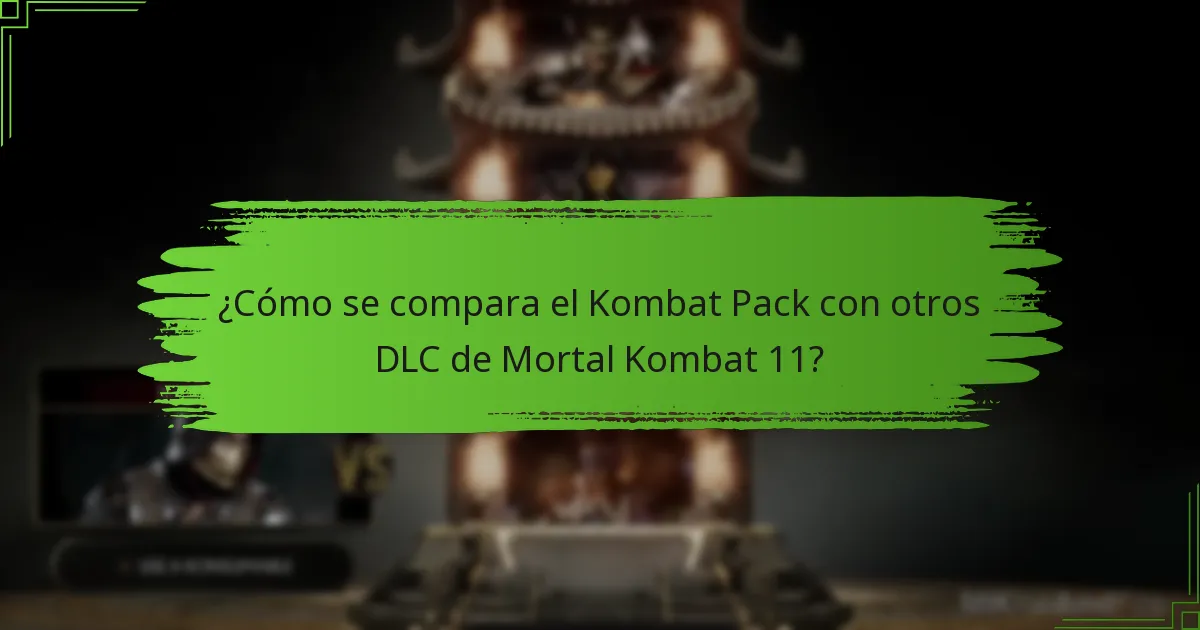 ¿Qué mejoras visuales trae el Kombat Pack?
