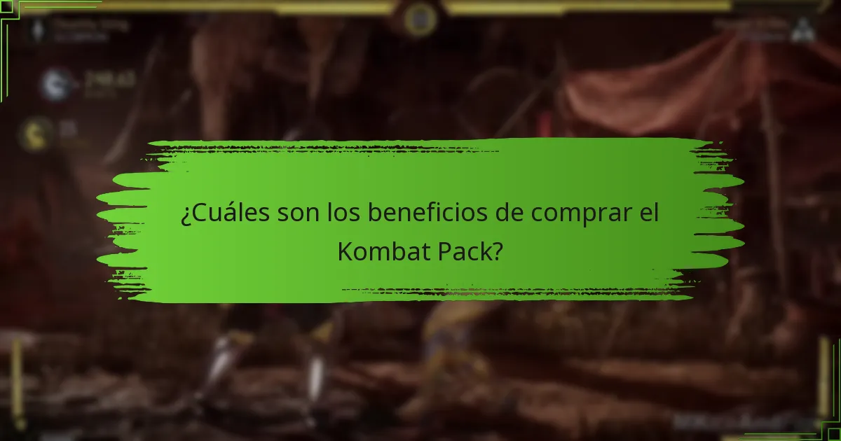 ¿Qué expansiones narrativas están incluidas en el Kombat Pack?