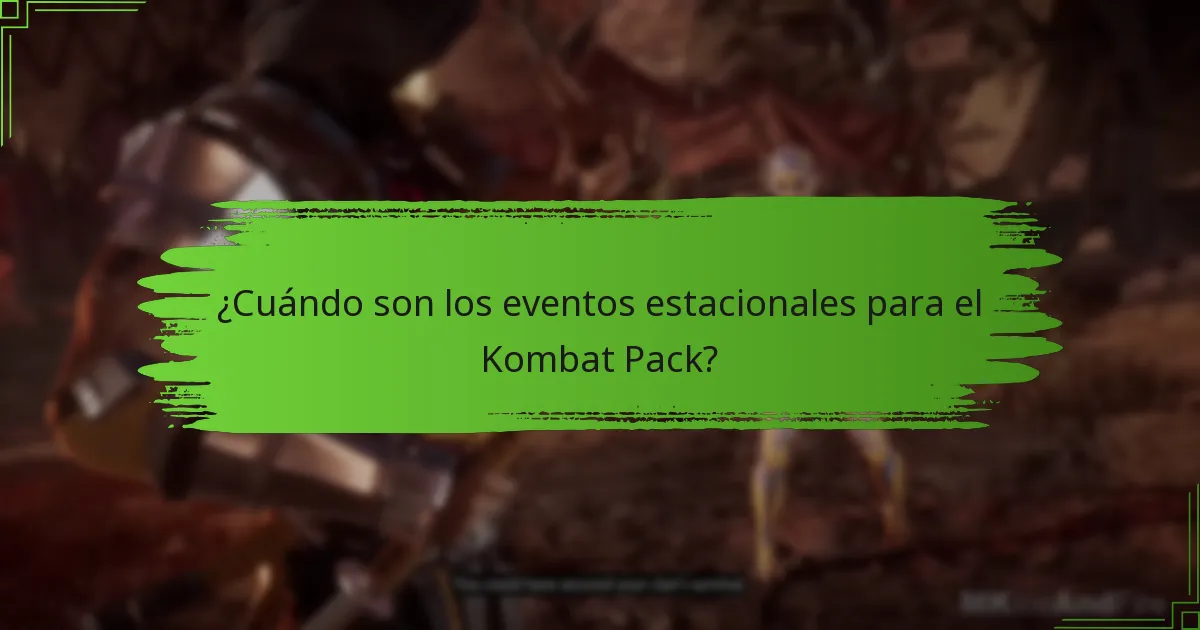 ¿Qué ofertas por tiempo limitado están disponibles en el Kombat Pack?